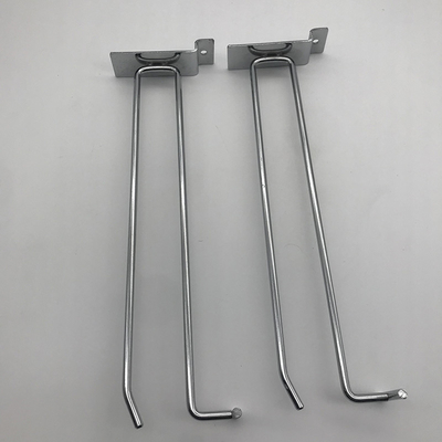 1 Inch Metal Slatwall Hooks Chrome Plated Galvanized Surface Treatment ODM